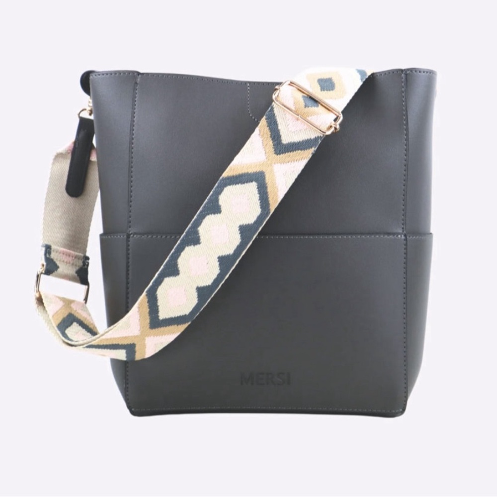Mersi demi bag. Dark gray.